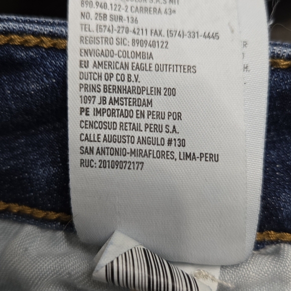 AE next level stretch jeans size 30x32. Guc, Super stretchy. Has patch details - Picture 8 of 13